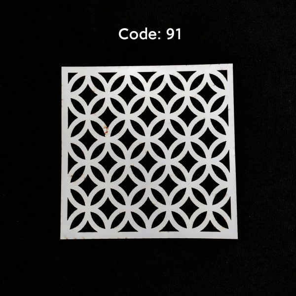 Stencil Code 91 (8x8 inch)