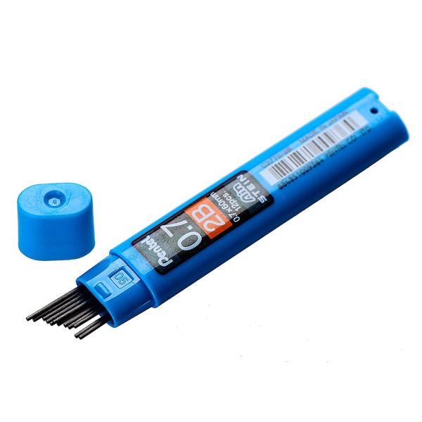 Pentel Refill Lead Stein 0.7mm-2B (12PCS/Tube) - C277S-2BX