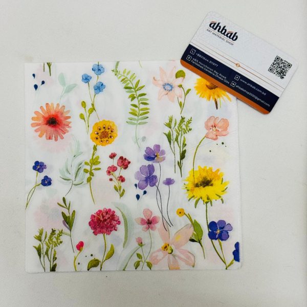 Deco Paper, Color Printed Napkins Dp: 139