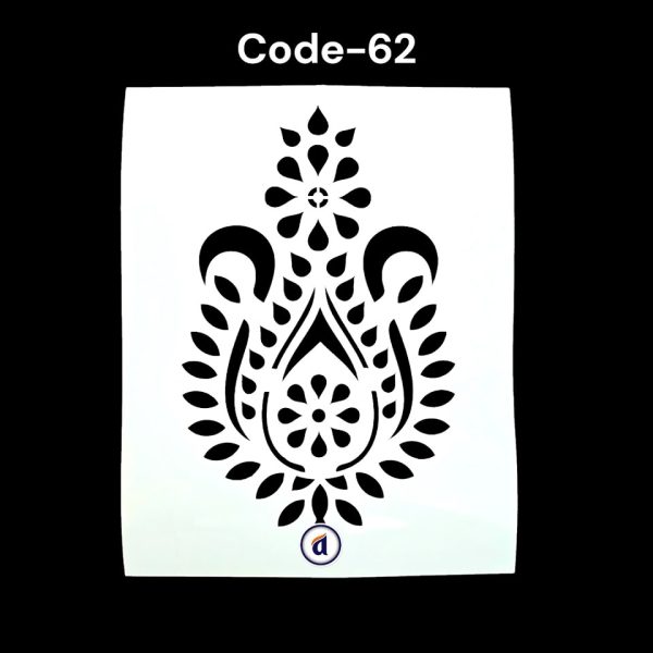 Stencil Code 62 (8x10 inch)