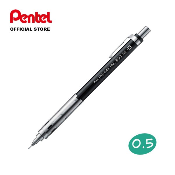 Pentel PG-Metal 350 Drafting Pencil (0.5mm) - Black - PG315-A