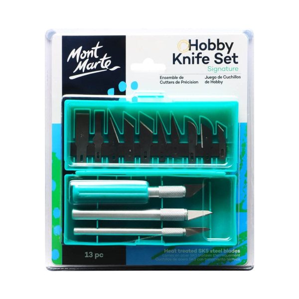 Mont Marte Hobby Knife Set 13pc