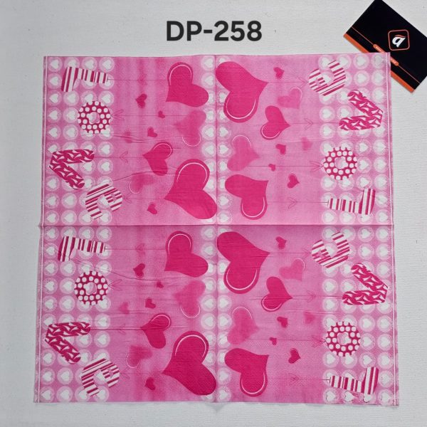 Deco Paper, Color Printed Napkins Dp: 258