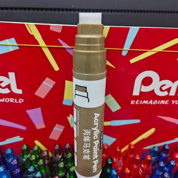 Mont Mart white acrylic calligraphy marker 15mm Gold