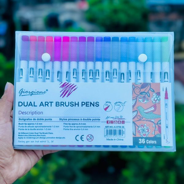 Giorgione Dual Art Brush Pens 36pc G-DTW-36