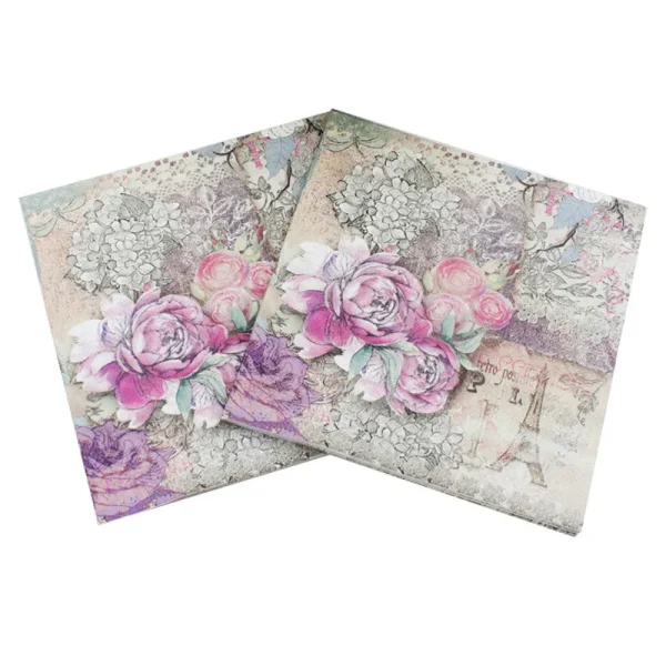 Deco Paper, Color Printed Napkins Dp: 244