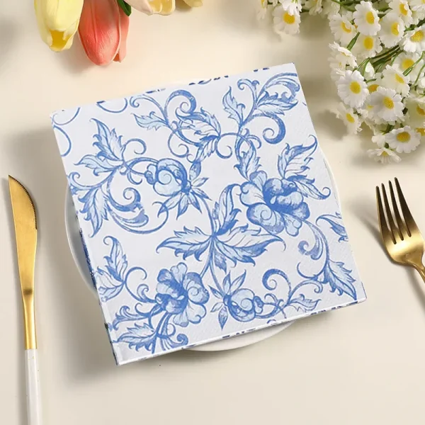 Deco Paper, Color Printed Napkins Dp: 186