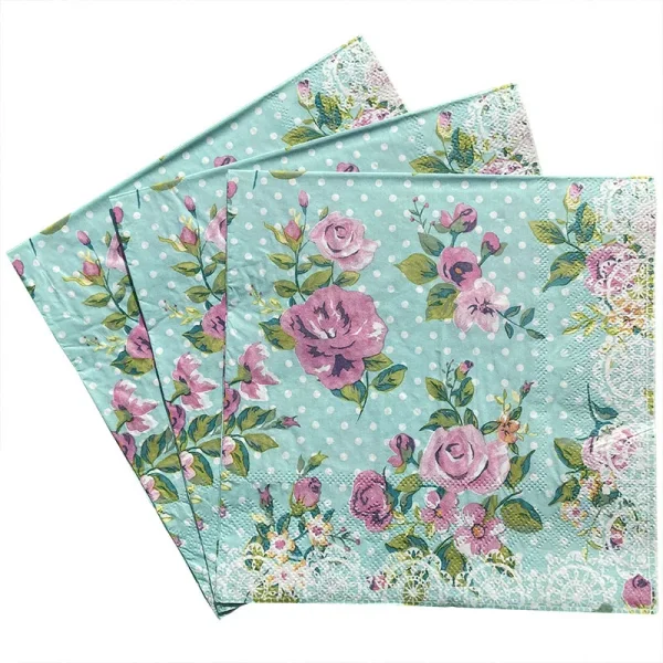 Deco Paper, Color Printed Napkins Dp: 185
