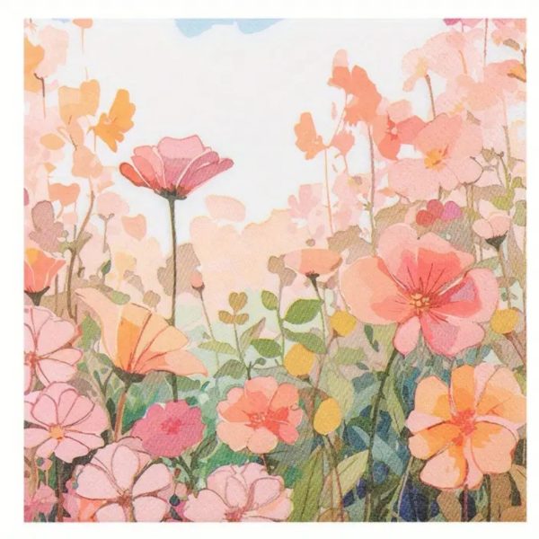 Deco Paper, Color Printed Napkins Dp: 252