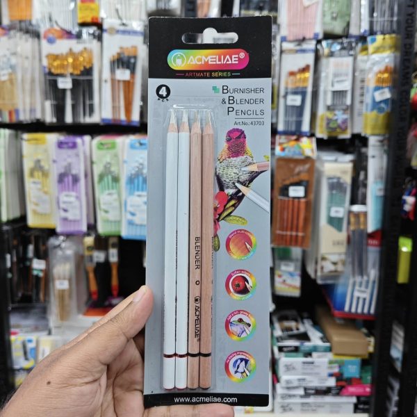 Acmeliae burnisher and blender pencils