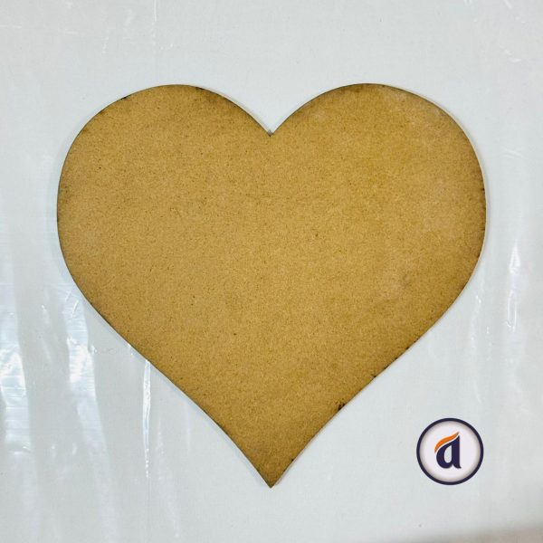 Love Shape MDF Board 10 inch
