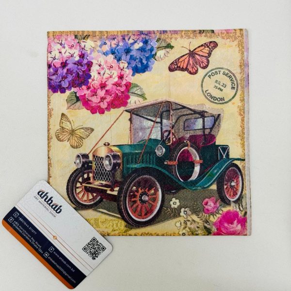 Deco Paper, Color Printed Napkins Dp: 219