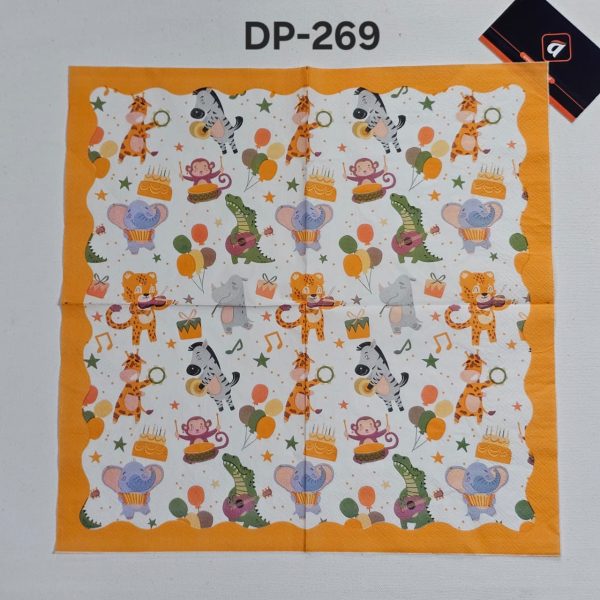 Deco Paper, Color Printed Napkins Dp: 269