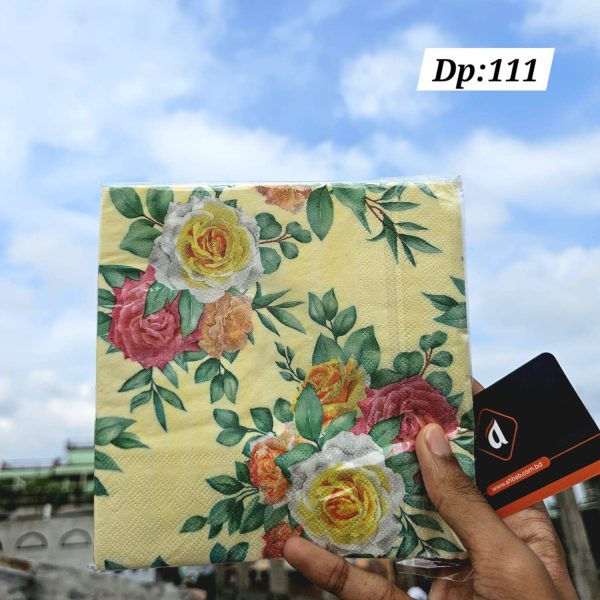 Deco Paper, Color Printed Napkins Dp: 111