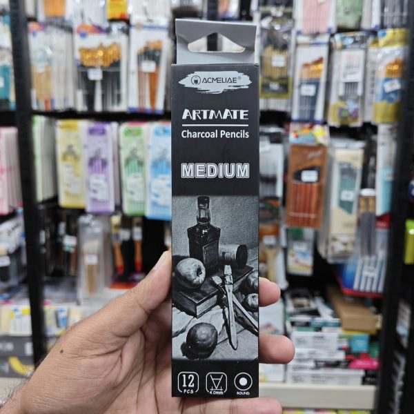 Acmeliae charcoal pencil Medium 1pes