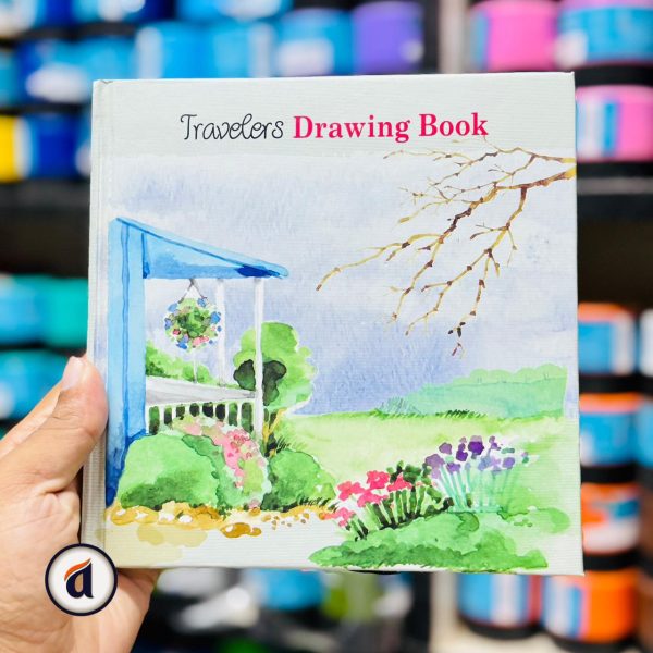 Hearts Travelers Drawing Book 50 sheets village [SINE 7.2X7.2INC]