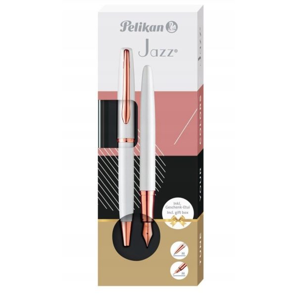 Pelikan Jazz Noble Elegance Set Fountain pen & Ballpoint pen [ White Body ]