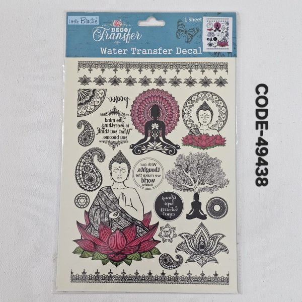 Water Transfer Decal Code - 49438