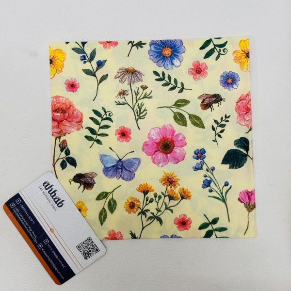 Deco Paper, Color Printed Napkins Dp: 194