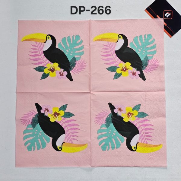 Deco Paper, Color Printed Napkins Dp: 266