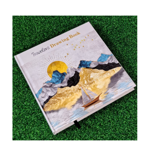 Hearts Travelers Drawing Book 50 sheets sun [SINE 7.2X7.2INC]