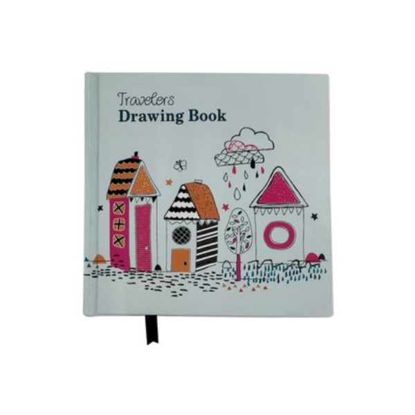 Hearts Travelers Drawing Book 50 sheets sea [SINE 7.2X7.2INC]