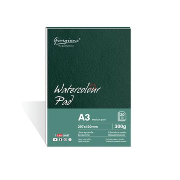 Giorgione Watercolour Pad 300GSM G-WB20-A3
