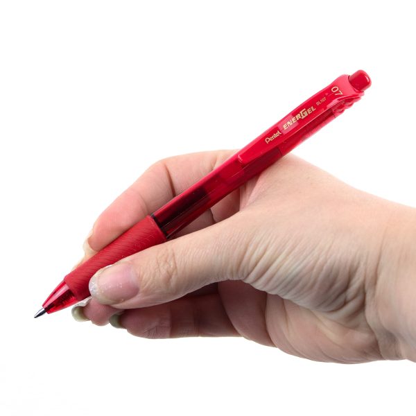 Pentel Energel Gel Pen Red Ink (0.7mm) - 1 Pcs - BL107