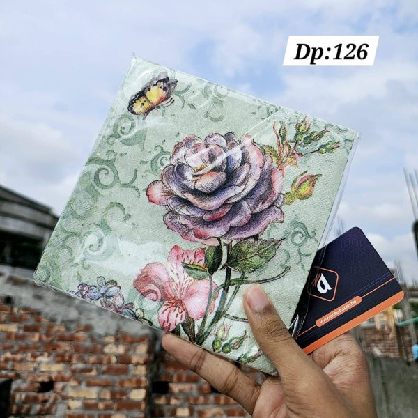 Deco Paper, Color Printed Napkins Dp: 126