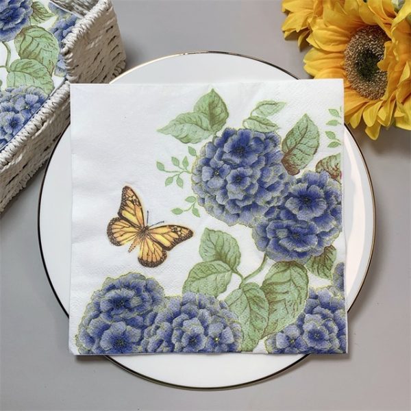 Deco Paper, Color Printed Napkins Dp: 109