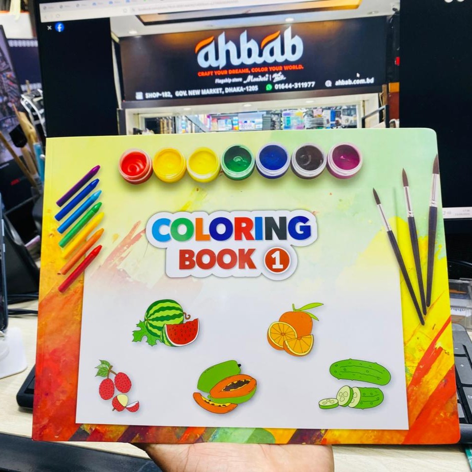 coHdUchFrseBR644jfQ.jpg Coloring Drawing Book Fruits - Image 1