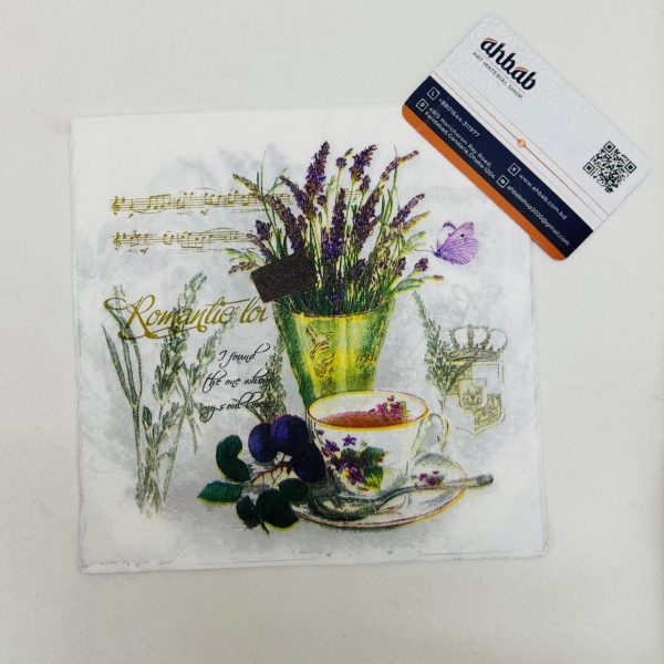 Deco Paper, Color Printed Napkins Dp: 225