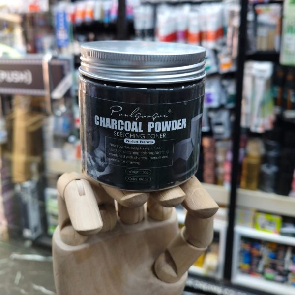 Charcoal Powder (Sketching Toner), 50g, Black