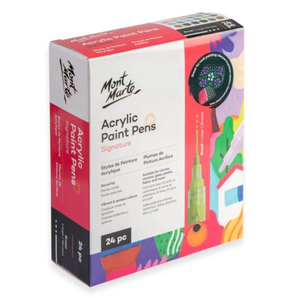 Mont Marte Acrylic Paint Pen Set 24pc
