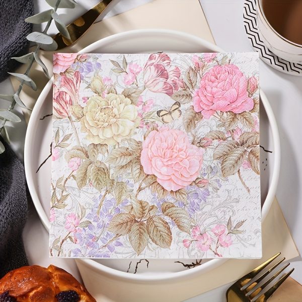 Deco Paper, Color Printed Napkins Dp: 281