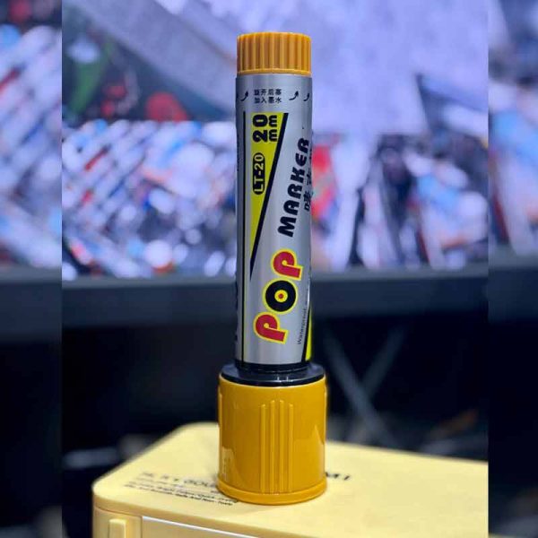 Leto Pop Marker 20mm Yellow Ochre