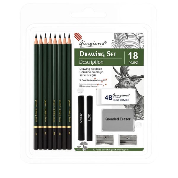 Giorgione Drawing Set 18 Pcipz