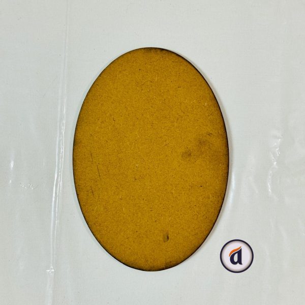 Egg Shape MDF Board 8 inch