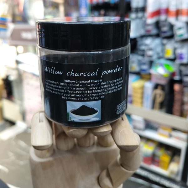 Willow Charcoal Powder (Sketching Toner), 50g, Black