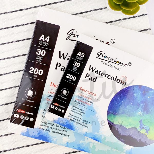 Giorgione Watercolour Pad 200GSM G-WB30-A5