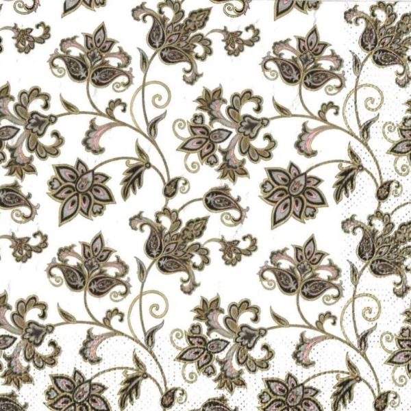 Deco Paper, Color Printed Napkins Dp: 121