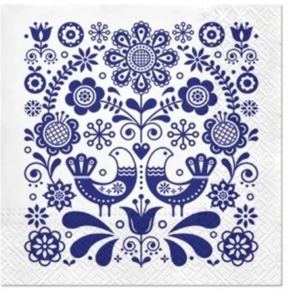Deco Paper, Color Printed Napkins Dp: 197
