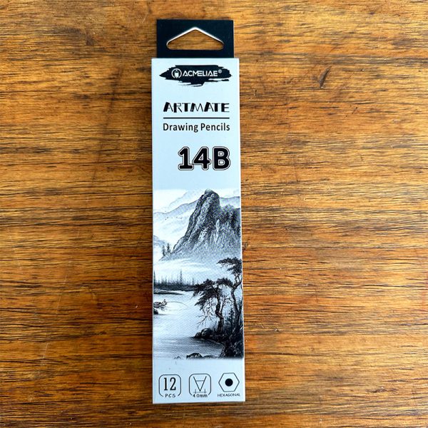 Acmelia drawing pencil 14B 1pes