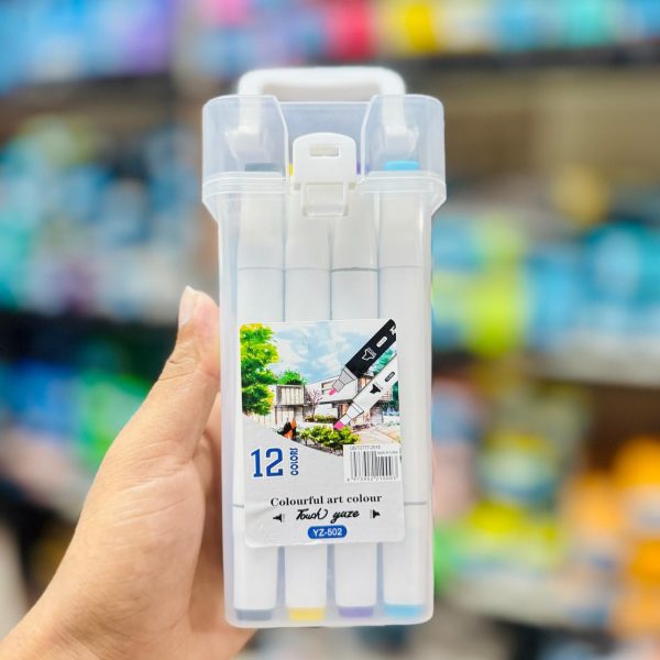 China Dual Tip Art Marker Set 12pc