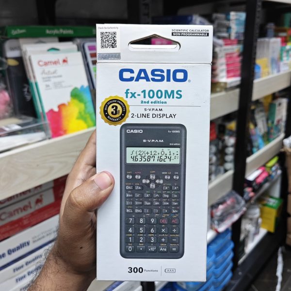 Casio Scientific Calculator 2nd edition - (fx-100MS-2)  3 YEARS WARRANTY
