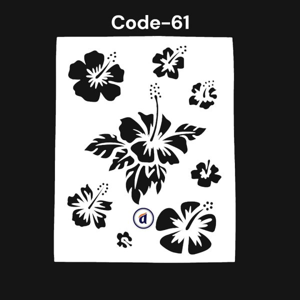 Stencil Code 61 (8x10 inch)