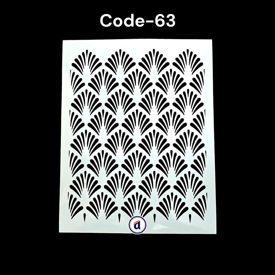 oF_V0ALCrCtQ4VxGhXd.jpg Stencil Code 63 (8x10 inch) - Image 1