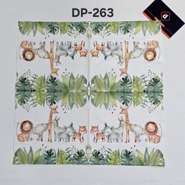Deco Paper, Color Printed Napkins Dp: 263