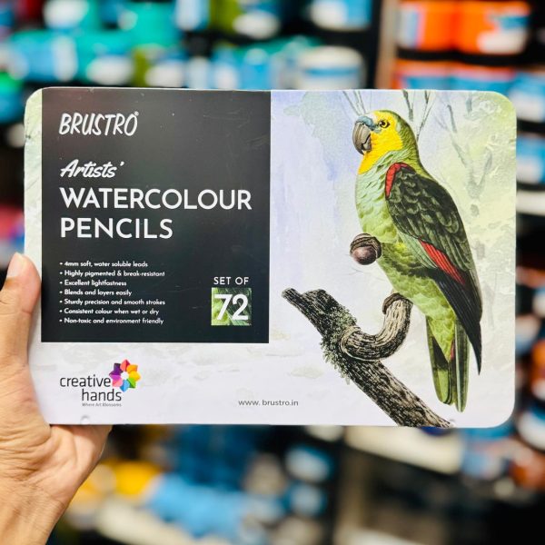 Brustro Artists Watercolour Pencil Set – 72 Colors (BRAWCP72)