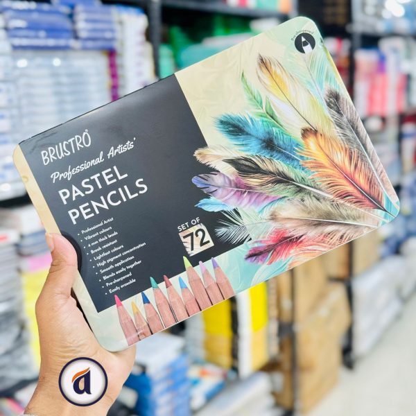 Brustro Professional Artists Pastel Colour Pencils Set 72pc